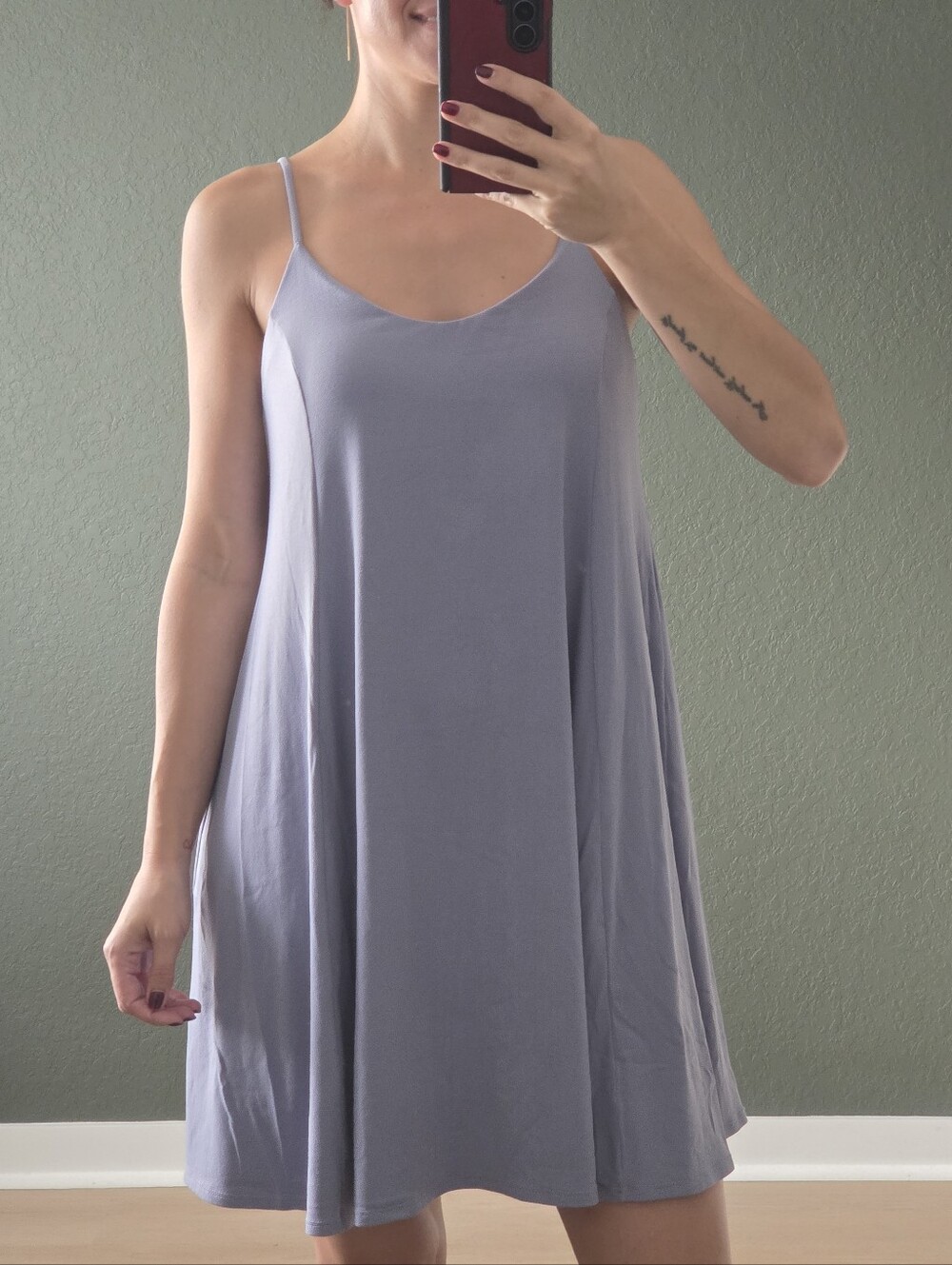 Susana Monaco String Flare Dress, Light Blue, Medium